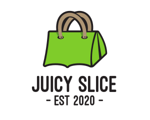 Green Tent Bag logo design