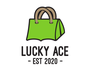 Green Tent Bag logo design