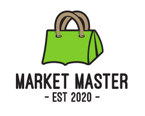 Green Tent Bag logo design