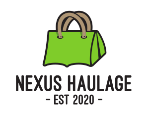 Green Tent Bag logo design