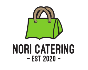 Green Tent Bag logo design