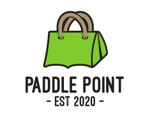 Green Tent Bag logo design