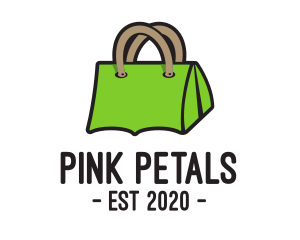 Green Tent Bag logo design