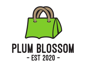 Green Tent Bag logo design