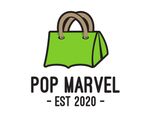 Green Tent Bag logo design