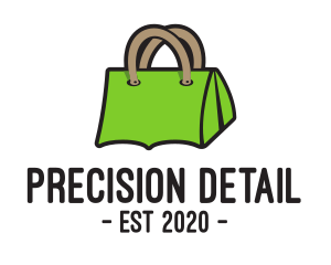 Green Tent Bag logo design