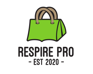 Green Tent Bag logo design