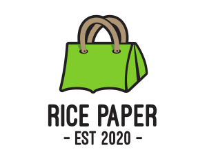 Green Tent Bag logo design