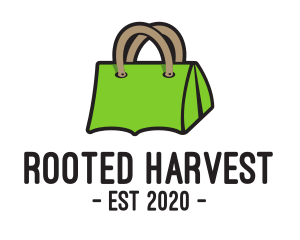 Green Tent Bag logo design