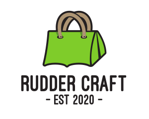 Green Tent Bag logo design