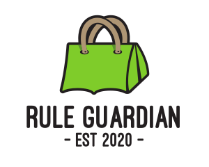 Green Tent Bag logo design