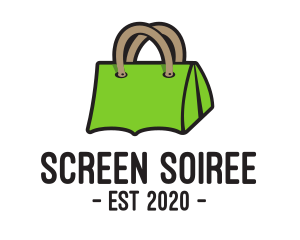 Green Tent Bag logo design