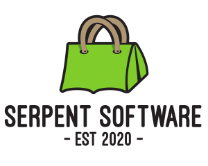 Green Tent Bag logo design