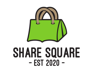 Green Tent Bag logo design