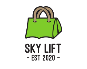 Green Tent Bag logo design