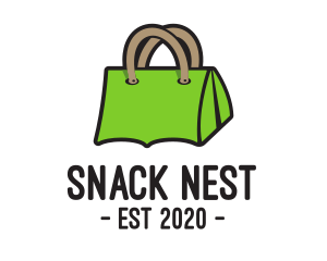 Green Tent Bag logo design