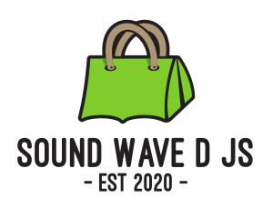 Green Tent Bag logo design