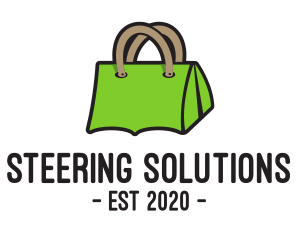 Green Tent Bag logo design