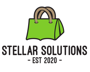 Green Tent Bag logo design