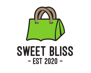 Green Tent Bag logo design