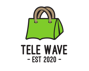 Green Tent Bag logo design