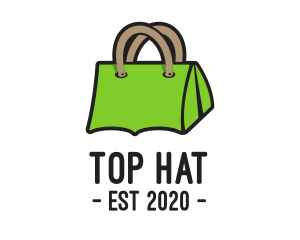 Green Tent Bag logo design