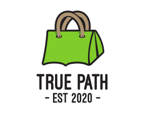 Green Tent Bag logo design