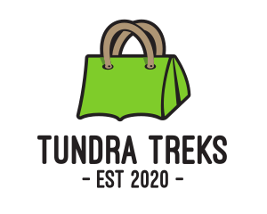 Green Tent Bag logo design