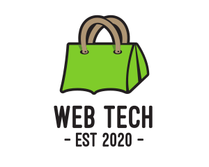 Green Tent Bag logo design