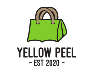 Green Tent Bag logo design