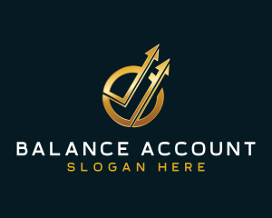 Arrow Finance Accounting logo design