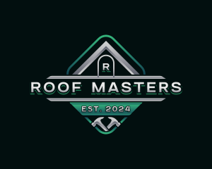 Roofing Builder Carpentry logo design