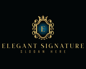 Elegant Royal Crest logo design