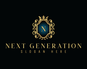 Elegant Royal Crest logo design