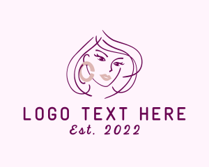 Beautiful Woman Fashion Jewelry  logo