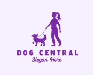 Pet Dog Walker logo design