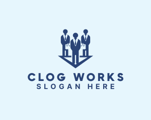 People Work Employee logo design