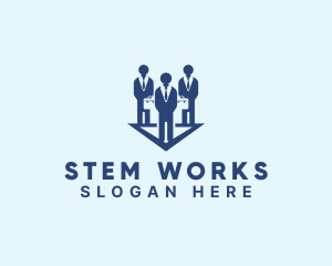 People Work Employee logo design