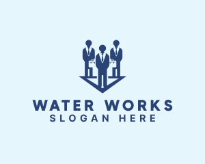 People Work Employee logo design