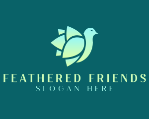 Nature Leaf Bird logo