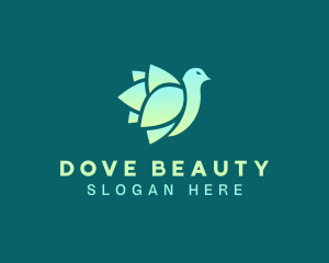 Nature Organic Dove logo design