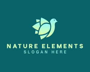 Nature Organic Dove logo design