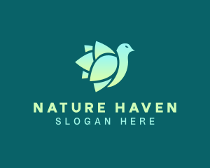 Nature Organic Dove logo design