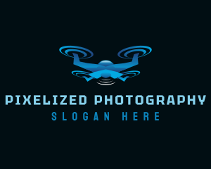 Aerial Drone Signal logo design