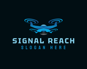 Aerial Drone Signal logo design