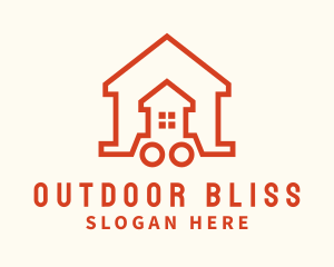 Mini House Van logo design