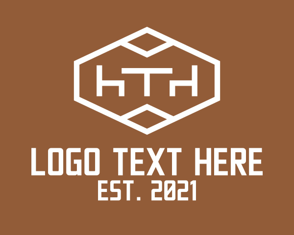 Hexagon logo example 3