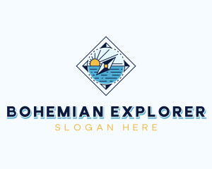 Compass Tour Exploration logo design