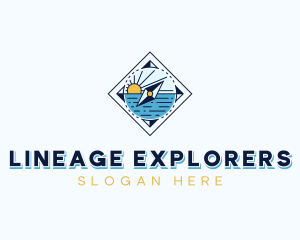 Compass Tour Exploration logo design