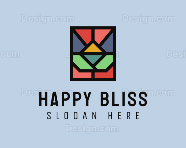 Geometric Mosaic Window Logo